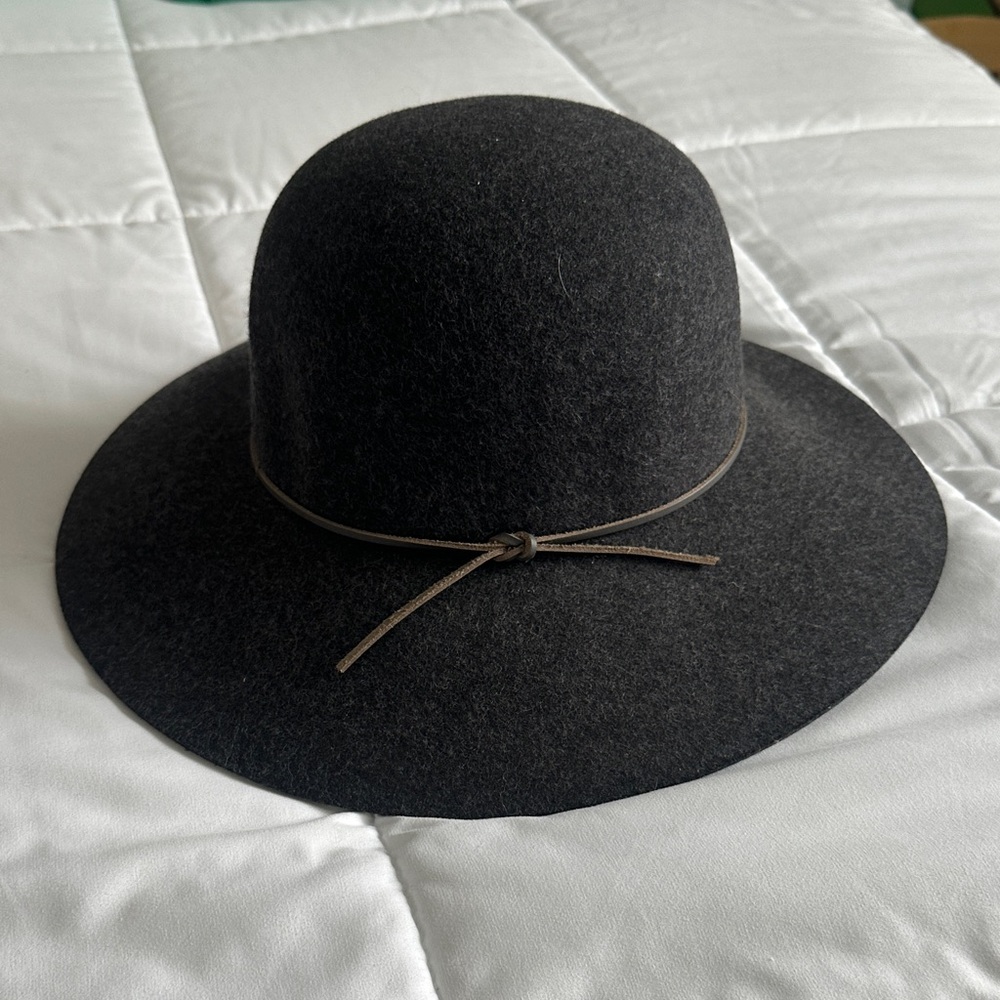 Charcoal Wool Hat
